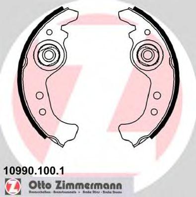 Тормозные колодки барабанные Otto Zimmermann 10990.100.1