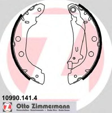 Тормозные колодки барабанные Otto Zimmermann 10990.141.4