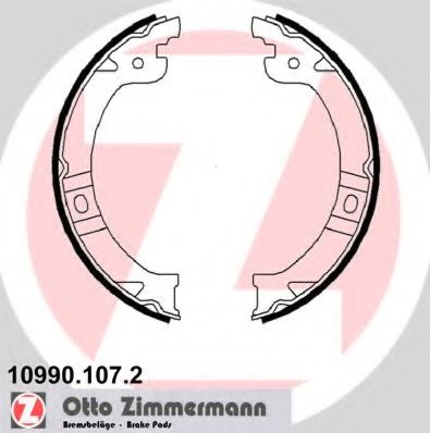 Тормозные колодки барабанные Otto Zimmermann 10990.107.2