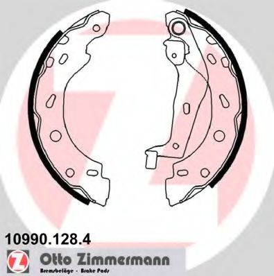 Тормозные колодки барабанные Otto Zimmermann 10990.128.4