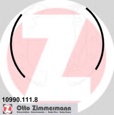 Тормозные колодки барабанные Otto Zimmermann 10990.111.8
