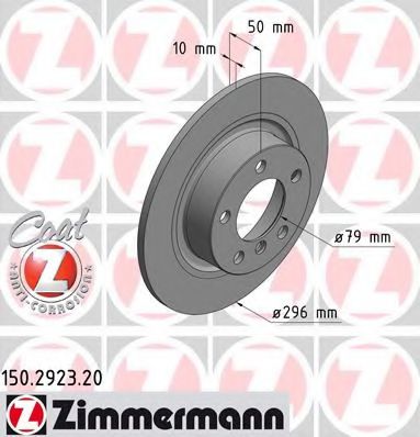 Тормозной диск Otto Zimmermann 150.2923.20