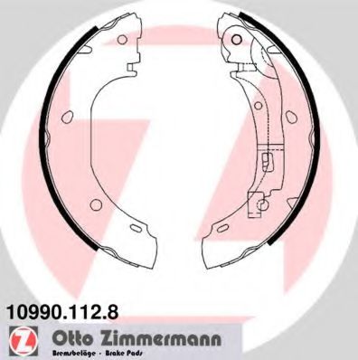 Тормозные колодки барабанные Otto Zimmermann 10990.112.8
