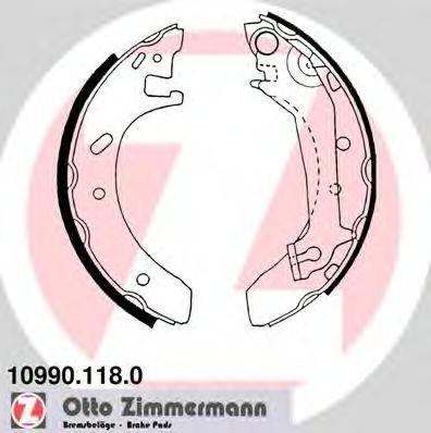 Тормозные колодки барабанные Otto Zimmermann 10990.118.0