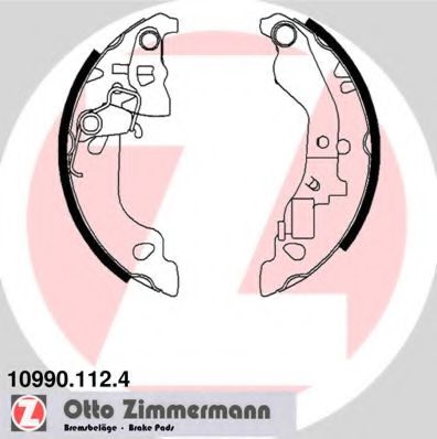 Тормозные колодки барабанные Otto Zimmermann 10990.112.4