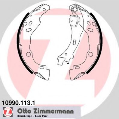 Тормозные колодки барабанные Otto Zimmermann 10990.113.1