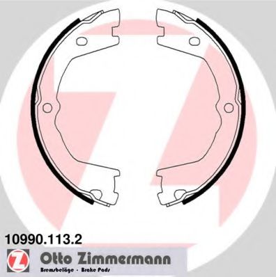 Тормозные колодки барабанные Otto Zimmermann 10990.113.2