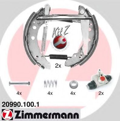 Тормозные колодки барабанные Otto Zimmermann 20990.100.1