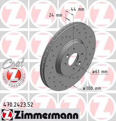 Тормозной диск Otto Zimmermann 470.2423.52