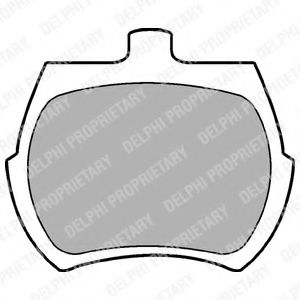 Тормозные колодки DELPHI LP10