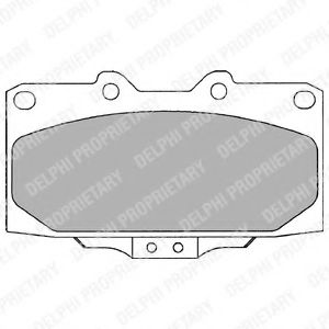 Тормозные колодки DELPHI LP1020