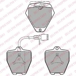Тормозные колодки DELPHI LP1024