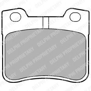 Тормозные колодки DELPHI LP1051