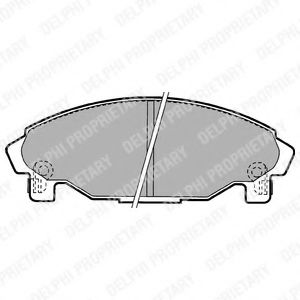 Тормозные колодки DELPHI LP1064