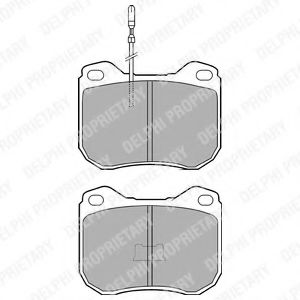 Тормозные колодки DELPHI LP108