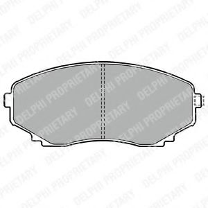 Тормозные колодки DELPHI LP1095