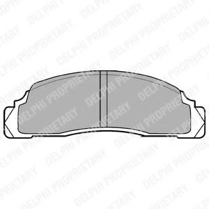 Тормозные колодки DELPHI LP110