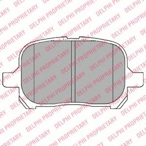 Тормозные колодки DELPHI LP1144