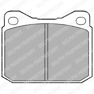 Тормозные колодки DELPHI LP117