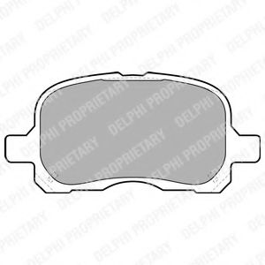 Тормозные колодки DELPHI LP1302