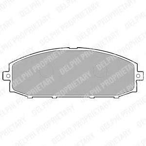 Тормозные колодки DELPHI LP1305