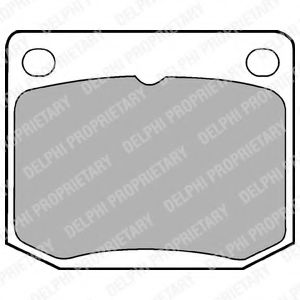 Тормозные колодки DELPHI LP131