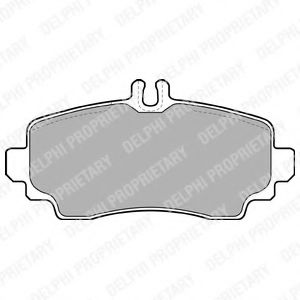 Тормозные колодки DELPHI LP1401