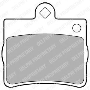 Тормозные колодки DELPHI LP1402
