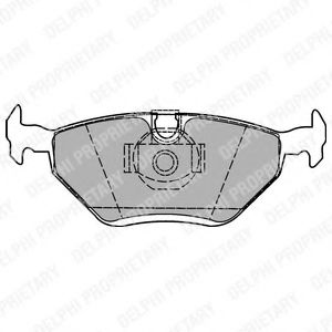 Тормозные колодки DELPHI LP1423