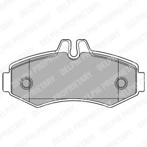 Тормозные колодки DELPHI LP1425