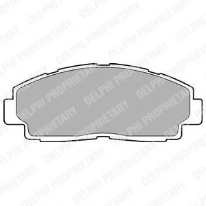 Тормозные колодки DELPHI LP1432