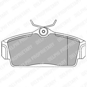 Тормозные колодки DELPHI LP1435