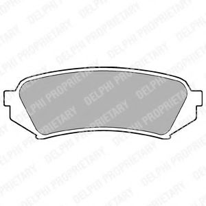 Тормозные колодки DELPHI LP1438