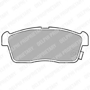 Тормозные колодки DELPHI LP1442