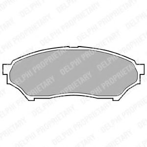Тормозные колодки DELPHI LP1448