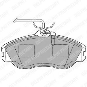 Тормозные колодки DELPHI LP1454