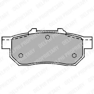 Тормозные колодки DELPHI LP1456