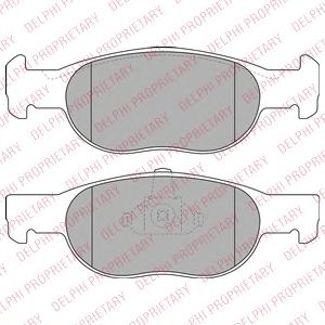Тормозные колодки DELPHI LP1474