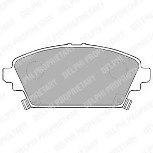Тормозные колодки DELPHI LP1503