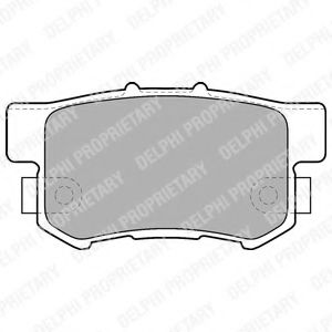 Тормозные колодки DELPHI LP1507