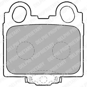 Тормозные колодки DELPHI LP1510