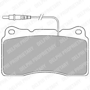 Тормозные колодки DELPHI LP1516