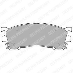 Тормозные колодки DELPHI LP1518
