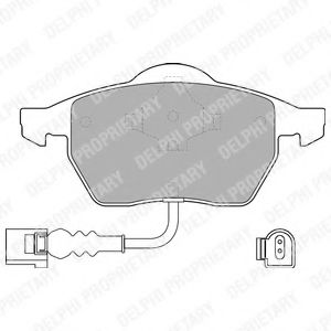 Тормозные колодки DELPHI LP1525