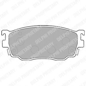 Тормозные колодки DELPHI LP1527