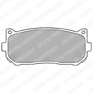 Тормозные колодки DELPHI LP1528