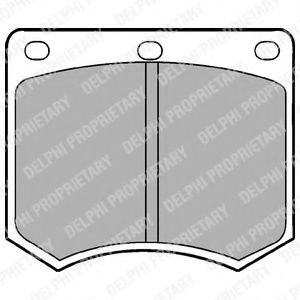 Тормозные колодки DELPHI LP154