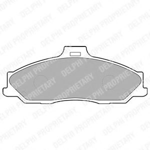 Тормозные колодки DELPHI LP1555