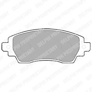 Тормозные колодки DELPHI LP1560
