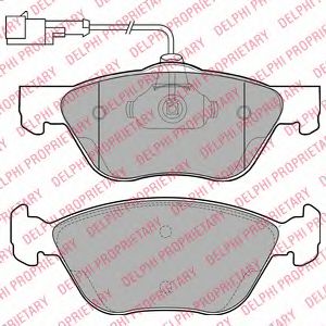 Тормозные колодки DELPHI LP1587